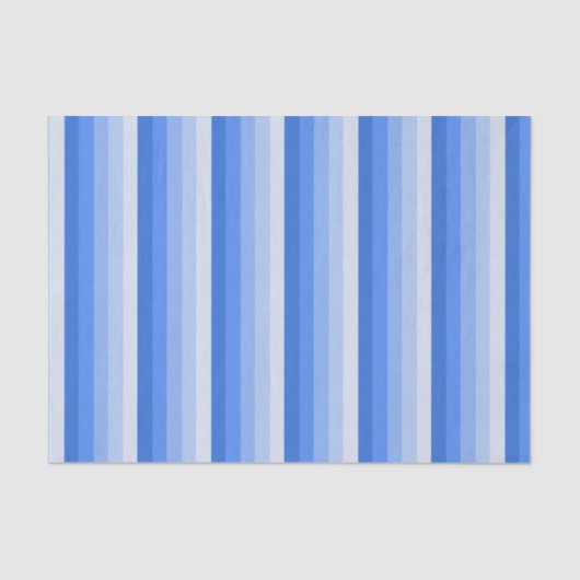 Blauwe schaduwstrepen tissuepapier (Voorkant)