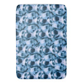 Blauwe schedels badmat (Voorkant Verticaal)