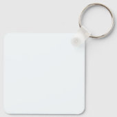 Blauwe Schelp Sleutelhanger | Aangepaste Naam (Achterkant)