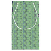 Blauwe schelpdieren klein cadeauzakje (Achterkant)