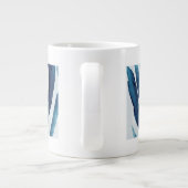 Blauwe schijf I Extra Grote Beker (Achterkant)