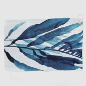 Blauwe schijf I Golfhanddoek (Horizontaal)