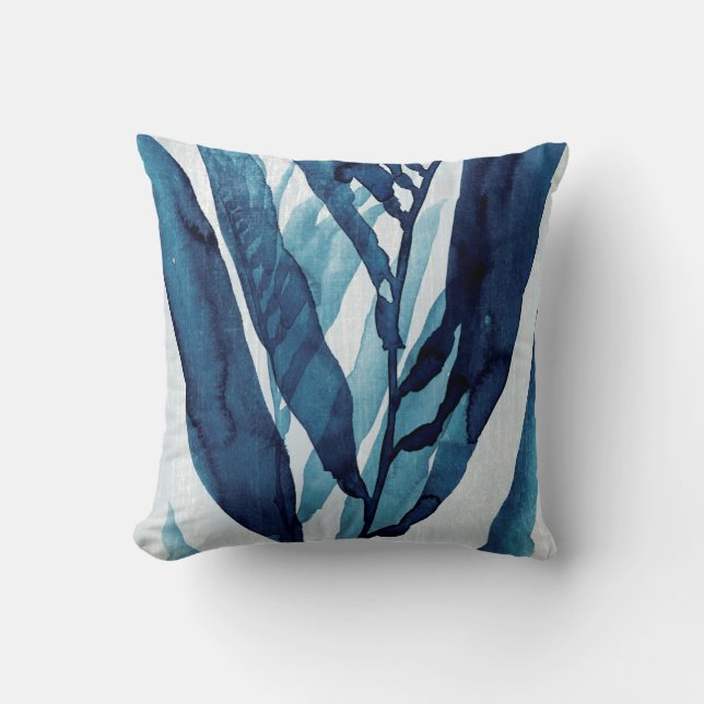 Blauwe schijf I Kussen (Voorkant)