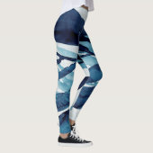 Blauwe schijf I Leggings (Rechts)