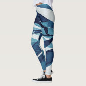 Blauwe schijf I Leggings (Links)