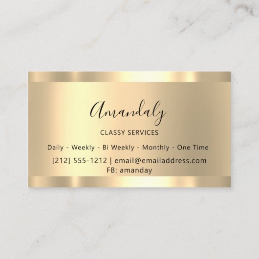 Blauwe schijven Gold Drivers omhuld holograaf Blu Visitekaartje (Achterkant)