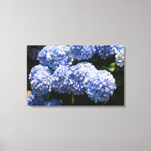 Blauwe schilderijstaafafdruk canvas afdruk