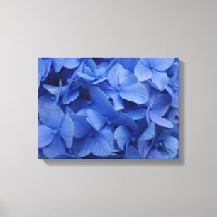 Blauwe schilderijstaafafdruk canvas afdruk