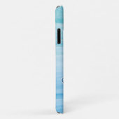 Blauwe schildpad Case-Mate iPhone case (Achterkant/rechts)