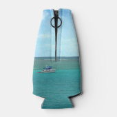 Blauwe schildpad trawler flesjeskoeler (Achterkant)