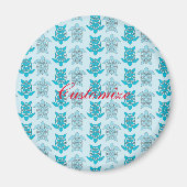 Blauwe schildpadden die Thunder_Cove zwemmen Magneet (Voorkant)