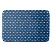 Blauwe School of Fish Pattern Bath Mat (Voorkant)
