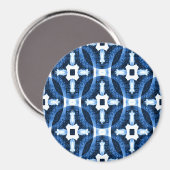 Blauwe schoonheid..... magneet (Voorkant / Achterkant)