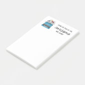  blauwe schrijfmachine vanaf het bureau van post-it® notes (Schuin)