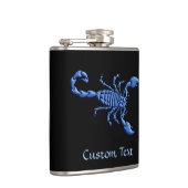 Blauwe Scorpion Heupfles (Rechts)