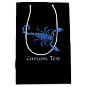 Blauwe Scorpion Medium Cadeauzakje (Voorkant)