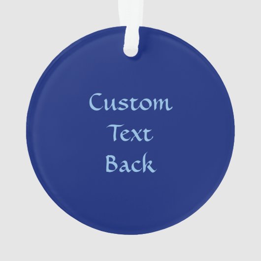 Blauwe Scorpion Ornament (achterkant)