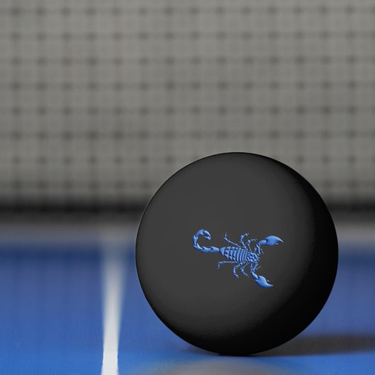 Blauwe Scorpion Pingpongballen (Net)