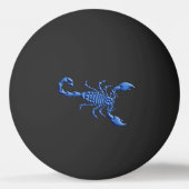 Blauwe Scorpion Pingpongballen (Voorkant)