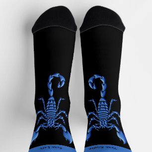 Blauwe Scorpion Socks Sokken
