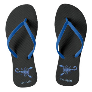 Blauwe Scorpion Teenslippers