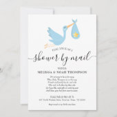 Blauwe Shower Per Post Op Lange Afstand Strooi Kaart (Voorkant)