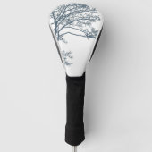Blauwe Single Tree Boho Golfheadcover (Voorkant)