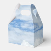 BLAUWE SKY CLOUDS FOTO FAVOR BOX BEDANKDOOSJES (Achterkant)