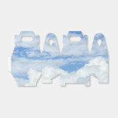 BLAUWE SKY CLOUDS FOTO FAVOR BOX BEDANKDOOSJES (Uitgevouwen)
