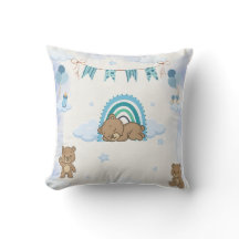 Blauwe Slaap Teddybeer Babykamer