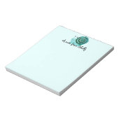 Blauwe slak notitieblok (Gedraaid)