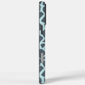 Blauwe slang afdrukken Case-Mate iPhone case (Achterkant / Rechts)