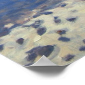 Blauwe sleeplap poster (Hoek)