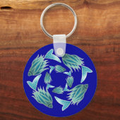 Blauwe Sleutelhanger (Voorkant)