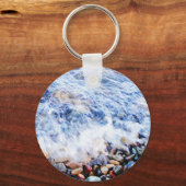 Blauwe Sleutelhanger Button (Voorkant)