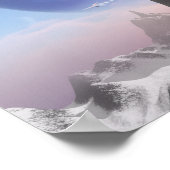 Blauwe sneeuw (10 x 8) poster (Hoek)