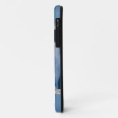 Blauwe sneeuwknollen Case-Mate iPhone case (Achterkant/links)