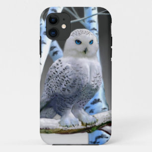 Blauwe sneeuwkoraal iPhone 11 hoesje