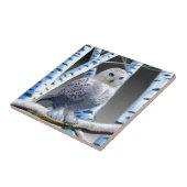 Blauwe sneeuwkoraal tegeltje (Zijkant)