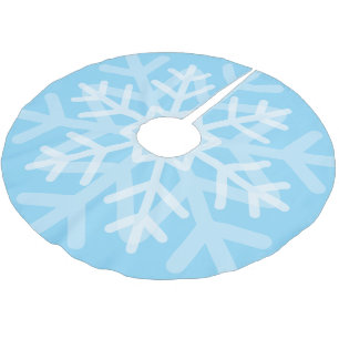 Blauwe sneeuwvlok kerstboom rok