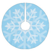 Blauwe sneeuwvlok kerstboom rok (Voorkant)