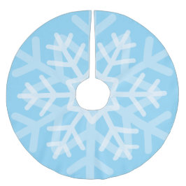 Blauwe sneeuwvlok kerstboom rok