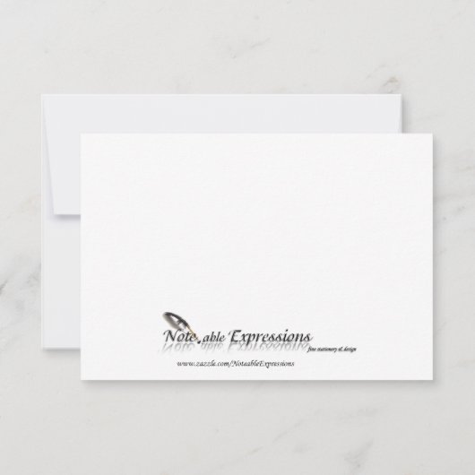 Blauwe sneeuwvlokken op White Wedding Insert Kaart (Achterkant)