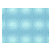 Blauwe sneeuwvlokken tafelkleed (Voorkant (Horizontaal))