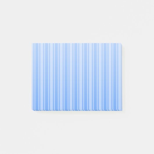 Blauwe snoepjes strepen post-it® notes (Voorkant)