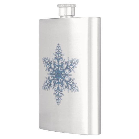 Blauwe Snowflake-fles Flacon (Links)