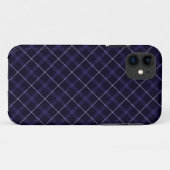 Blauwe speldenstaart/tritartan Case-Mate iPhone case (Achterkant (horizontaal))