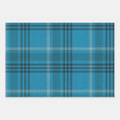 Blauwe speldeset papierbladen voor overvulling inpakpapier vel (Voorkant)