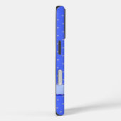 Blauwe speldjes Case-Mate iPhone case (Achterkant / Rechts)