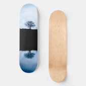 Blauwe spiegel skateboard (Voorkant)